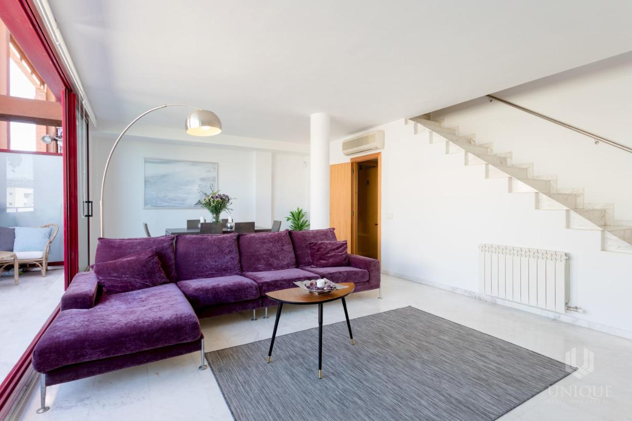 Unique Rentals - Stylish Seafront Duplex Barcelona Bagian luar foto