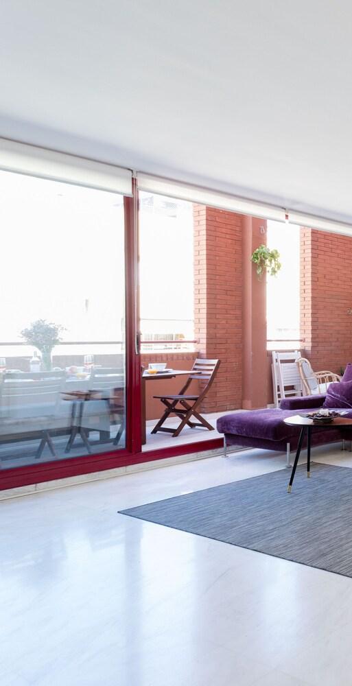 Unique Rentals - Stylish Seafront Duplex Barcelona Bagian luar foto